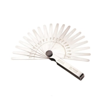 CALIBRADOR DE FOLGA 20 LÂMINAS 150MM - 0,05-1,00MM - STARRETT CALIBRADOR DE FOLGA 20 LÂMINAS 150MM - 0,05-1,00MM - STARRETT