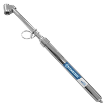 CALIBRADOR DE PRESSAO DE PNEUS BOCAL DUPLO 0-160PSI NIQUELADO COM MEDIDOR - BREMEN