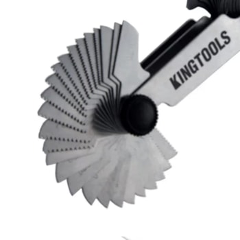 CALIBRADOR DE ROSCA COM 52 LÂMINAS 600.072 - KING TOOLS