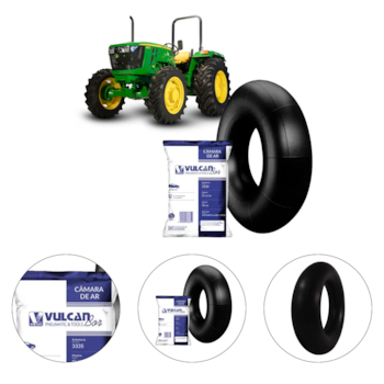 CAMARA DE AR ARO 25" 17.5-25 VALVULA TR1175C PARA TRATOR AGRICOLA - VULCANBOR