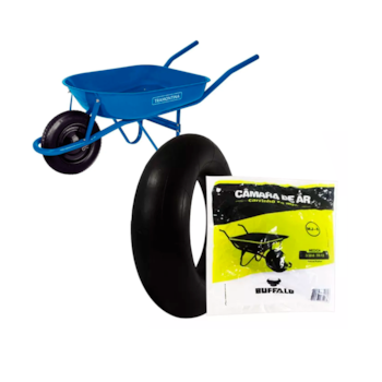 CAMARA DE AR ARO 8" 3.25 / 3.50 PARA CARRINHO DE MAO MG8-BF - BUFFALO