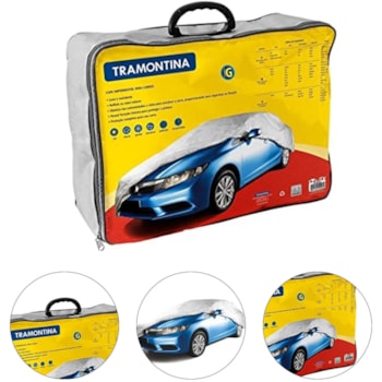 CAPA PROTETORA PARA CARRO TAMANHO G CARROS ATÉ 5,2M - 43780003 TRAMONTINA