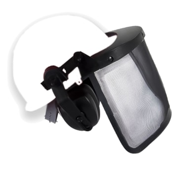 CAPACETE BRANCO ACOPLAMENTO TELADO E ABAFADOR 801 - 003191 LEDAN CAPACETE BRANCO ACOPLAMENTO TELADO E ABAFADOR 801 - 003191 LEDAN