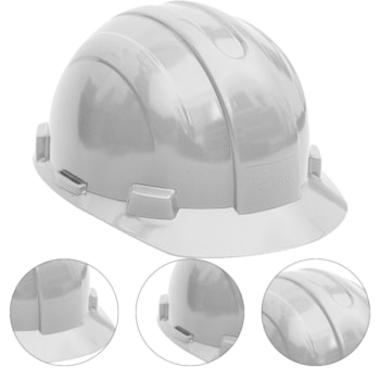 CAPACETE EM POLIETILENO BRANCO CLASSE B MAX CA 25882 - 700.01567 PLASTCOR