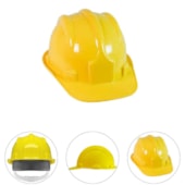 CAPACETE PLASTICO AMARELO COM SELO INMETRO CA 31469 - PLASTCOR CAPACETE PLASTICO AMARELO COM SELO INMETRO CA 31469 - PLASTCOR