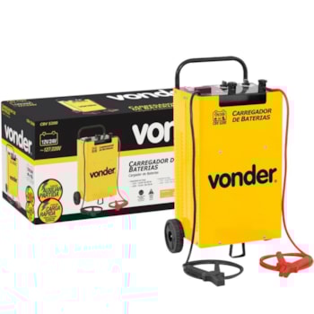 CARREGADOR DE BATERIA COM AUXILIAR DE PARTIDA - CBV5200 VONDER CARREGADOR DE BATERIA COM AUXILIAR DE PARTIDA - CBV5200 VONDER