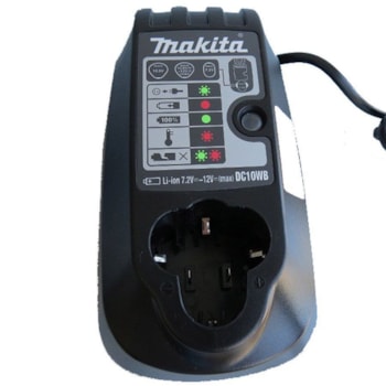 CARREGADOR de bateria de 12V MAX DC10WB 196964-5 MAKITA Voltagem:BIVOLT CARREGADOR de bateria de 12V MAX DC10WB 196964-5 MAKITA Voltagem:BIVOLT