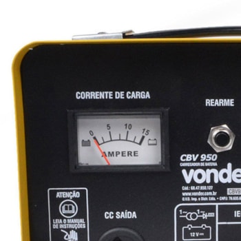 CARREGADOR DE BATERIAS 127v 90A CBV 950 - VONDER