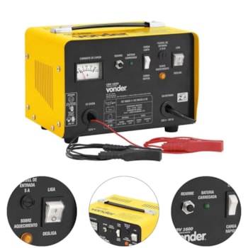 CARREGADOR DE BATERIAS 90A CBV 950 - 6847950220 VONDER