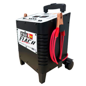 CARREGADOR INTELIGENTE DE BATERIA 12V/24V TENSAO DE SAIDA 20AH COM PAINEL DIGITAL E AUXILIADOR DE PARTIDA 60AH - F60 RNEW FLACH