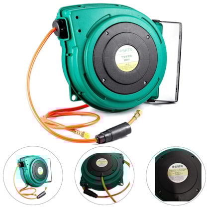 CARRETEL RETRÁTIL COM MANGUEIRA 10M - ST98001SC SATA CARRETEL RETRÁTIL COM MANGUEIRA 10M - ST98001SC SATA