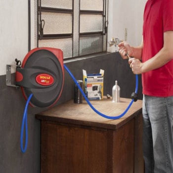 CARRETEL RETRATIL COM MANGUEIRA DE AR 30 METROS - SCHULZ CARRETEL RETRATIL COM MANGUEIRA DE AR 30 METROS - SCHULZ