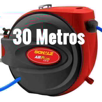 CARRETEL RETRATIL COM MANGUEIRA DE AR 30 METROS - SCHULZ CARRETEL RETRATIL COM MANGUEIRA DE AR 30 METROS - SCHULZ