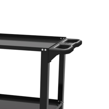 CARRO P/ FERRAMENTAS PRETO ABERTO C/ 3 BANDEJAS DESMONTAVEL - 44950951 TRAMONTINA PRO CARRO P/ FERRAMENTAS PRETO ABERTO C/ 3 BANDEJAS DESMONTAVEL - 44950951 TRAMONTINA PRO