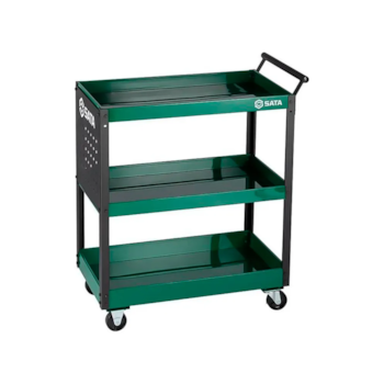 CARRO PARA FERRAMENTAS 3 GAVETAS COM RODAS DE PU SUPORTA 80KG - ST95222B SATA