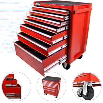 CARRO PARA FERRAMENTAS 7 GAVETAS - 93-557L STANLEY
