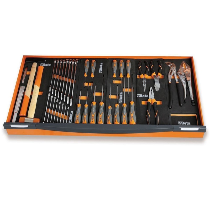 Servante mobile d'atelier 7 tiroirs BETA C24S/7 + compo 235 outils Servante mobile d'atelier 7 tiroirs BETA C24S/7 + compo 235 outils