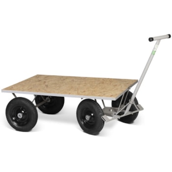 CARRO PLATAFORMA DE MADEIRA 600KG - MARCON