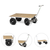 CARRO PLATAFORMA DE MADEIRA 800KG - MARCON