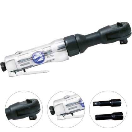 CATRACA PNEUMÁTICA 1/2" C/ KIT DE ACESSÓRIOS E MALETA - 184960 VULCANBOR CATRACA PNEUMÁTICA 1/2" C/ KIT DE ACESSÓRIOS E MALETA - 184960 VULCANBOR