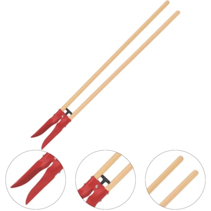 CAVADEIRA ARTICULADA METÁLICA COM CABO DE MADEIRA DE 110CM - 77559524 TRAMONTINA CAVADEIRA ARTICULADA METÁLICA COM CABO DE MADEIRA DE 110CM - 77559524 TRAMONTINA