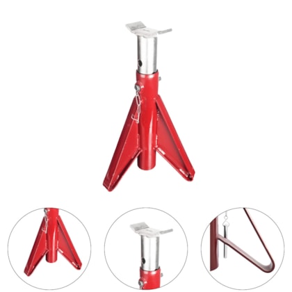 CAVALETE 10 TON GRANDE C/ AJUSTE MANUAL ALT/ (500 A 700 MM) - RAVEN CAVALETE 10 TON GRANDE C/ AJUSTE MANUAL ALT/ (500 A 700 MM) - RAVEN