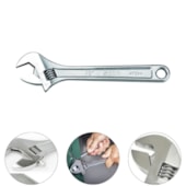 CHAVE AJUSTÁVEL 150MM 6" - ST47202SC SATA CHAVE AJUSTÁVEL 150MM 6" - ST47202SC SATA