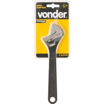 CHAVE AJUSTÁVEL FOSFATIZADA DE 6 POLEGADAS - 3573006000 VONDER CHAVE AJUSTÁVEL FOSFATIZADA DE 6 POLEGADAS - 3573006000 VONDER