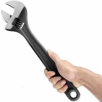 Chave Ajustável Oxidada Industrial 15  - 95-876l Stanley Chave Ajustável Oxidada Industrial 15  - 95-876l Stanley