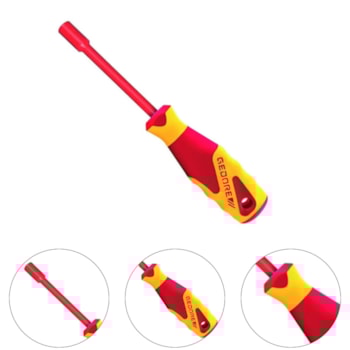 CHAVE CANHÃO ISOLADA EN 60900 VDE 2133-13MM - 091791 GEDORE CHAVE CANHÃO ISOLADA EN 60900 VDE 2133-13MM - 091791 GEDORE