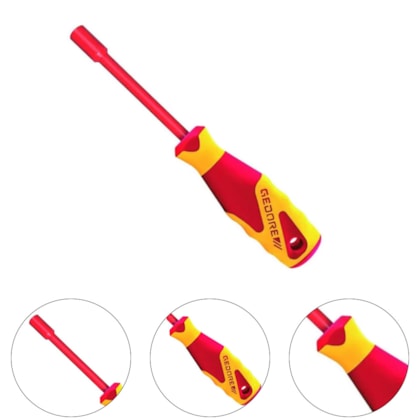 CHAVE CANHÃO ISOLADA EN 60900 VDE 2133-13MM - 091791 GEDORE CHAVE CANHÃO ISOLADA EN 60900 VDE 2133-13MM - 091791 GEDORE
