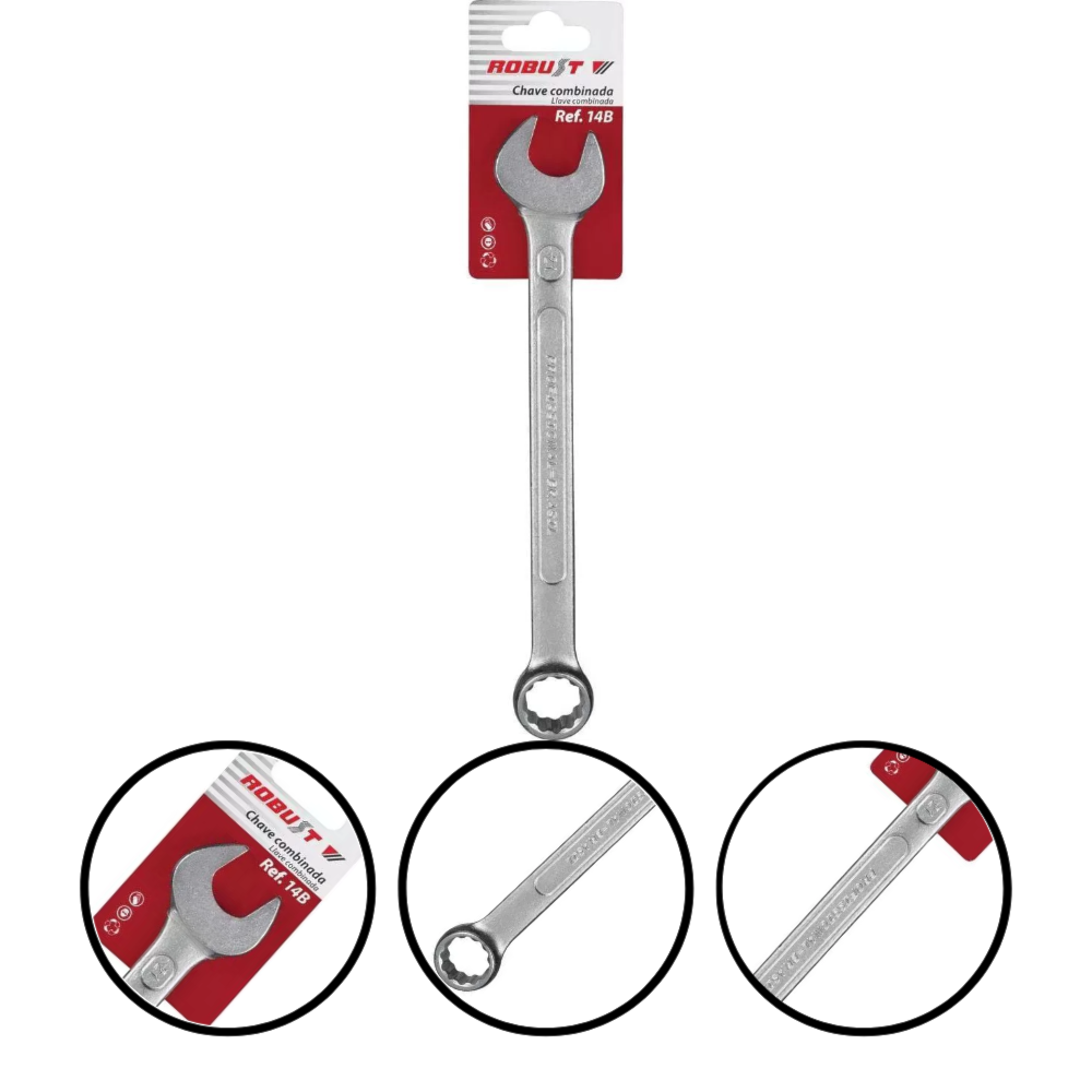 CHAVE COMBINADA 20MM - 067715 ROBUST - HBR Flex