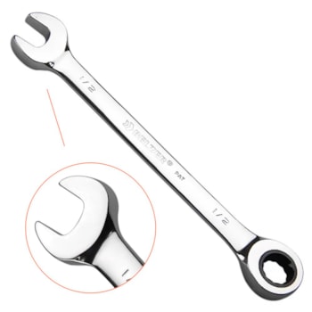CHAVE COMBINADA COM CATRACA 1/2 POLEGADAS - 9016BT BELZER CHAVE COMBINADA COM CATRACA 1/2 POLEGADAS - 9016BT BELZER