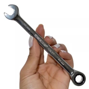 CHAVE COMBINADA COM CATRACA 10 MM - 9110BT BELZER CHAVE COMBINADA COM CATRACA 10 MM - 9110BT BELZER