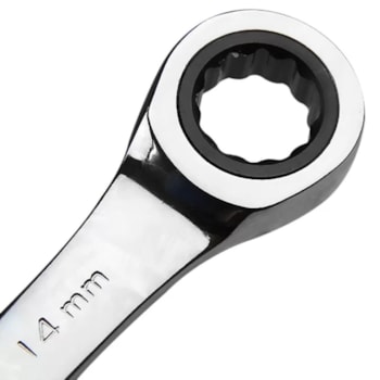 CHAVE COMBINADA COM CATRACA 14 MM - 9114BT BELZER CHAVE COMBINADA COM CATRACA 14 MM - 9114BT BELZER