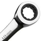 CHAVE COMBINADA COM CATRACA 18 MM - 9118BT BELZER CHAVE COMBINADA COM CATRACA 18 MM - 9118BT BELZER
