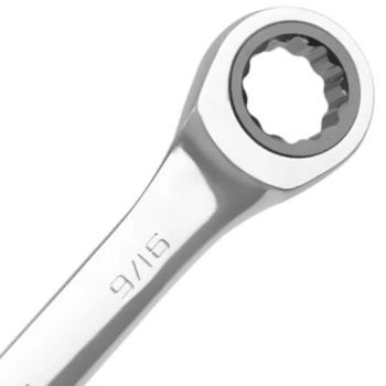 CHAVE COMBINADA COM CATRACA - 9/16" BELZER CHAVE COMBINADA COM CATRACA - 9/16" BELZER
