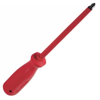 CHAVE DE FENDA CRUZADA ISOLADA GEDORE 160 N/R 1/8" X 6" CHAVE DE FENDA CRUZADA ISOLADA GEDORE 160 N/R 1/8" X 6"