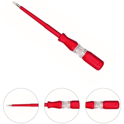 CHAVE DE FENDA PARA TESTES  ELÉTRICOS ISOLADA DIN VDE 4615-3MM - 091871 GEDORE CHAVE DE FENDA PARA TESTES  ELÉTRICOS ISOLADA DIN VDE 4615-3MM - 091871 GEDORE