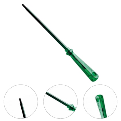 CHAVE DE FENDA PHILIPS 1/4 X 8" ISOLADA PH2 - TRAMONTINA PRO CHAVE DE FENDA PHILIPS 1/4 X 8" ISOLADA PH2 - TRAMONTINA PRO