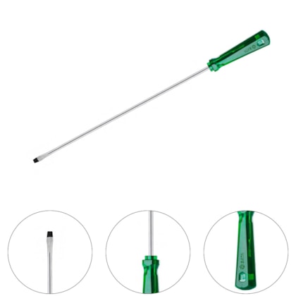 CHAVE DE FENDA PVC 3/8 X 16" - ST61361 SATA CHAVE DE FENDA PVC 3/8 X 16" - ST61361 SATA