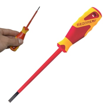 CHAVE DE FENDA SIMPLES ISOLADA DE 5,5 MM - 091810 GEDORE CHAVE DE FENDA SIMPLES ISOLADA DE 5,5 MM - 091810 GEDORE