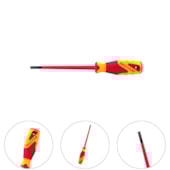 CHAVE DE FENDA SIMPLES VDE 2170 4MM - 091809 GEDORE CHAVE DE FENDA SIMPLES VDE 2170 4MM - 091809 GEDORE