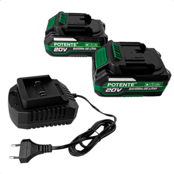 CHAVE DE IMPACTO 1/2" 880NM 20V BRUSHLESS COM 2 BATERIAS 4AH + CARREGADOR E MALETA - POTENTE BRASIL