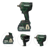 CHAVE DE IMPACTO 1/2" A BATERIA 680NM 20V/4AH LI-ON- 1 BATERIA MOTOR SEM ESCOVA - POTENTE