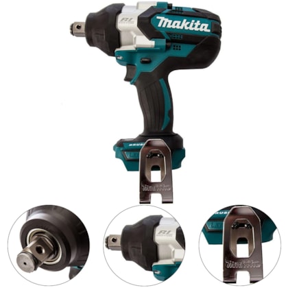 CHAVE DE IMPACTO A BATERIA 18V 1/2" 1000NM DTW1002Z - MAKITA