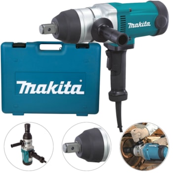 CHAVE DE IMPACTO ELÉTRICA 1POL 1200W COM MALETA - TW1000 MAKITA CHAVE DE IMPACTO ELÉTRICA 1POL 1200W COM MALETA - TW1000 MAKITA