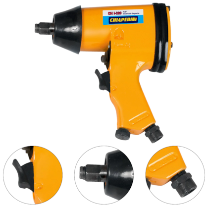 CHAVE DE IMPACTO PNEUMÁTICA 1/2" 320NM CH I-320 ROCKING DOG - 000000907 CHIAPERINI CHAVE DE IMPACTO PNEUMÁTICA 1/2" 320NM CH I-320 ROCKING DOG - 000000907 CHIAPERINI