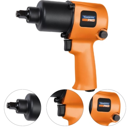 CHAVE DE IMPACTO PNEUMÁTICA 1/2" - 46300002 TRAMONTINA PRO CHAVE DE IMPACTO PNEUMÁTICA 1/2" - 46300002 TRAMONTINA PRO