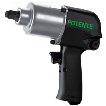 CHAVE DE IMPACTO PNEUMÁTICA 1/2" COM SOQUETES - 01.41.PN120278 POTENTE BRASIL CHAVE DE IMPACTO PNEUMÁTICA 1/2" COM SOQUETES - 01.41.PN120278 POTENTE BRASIL